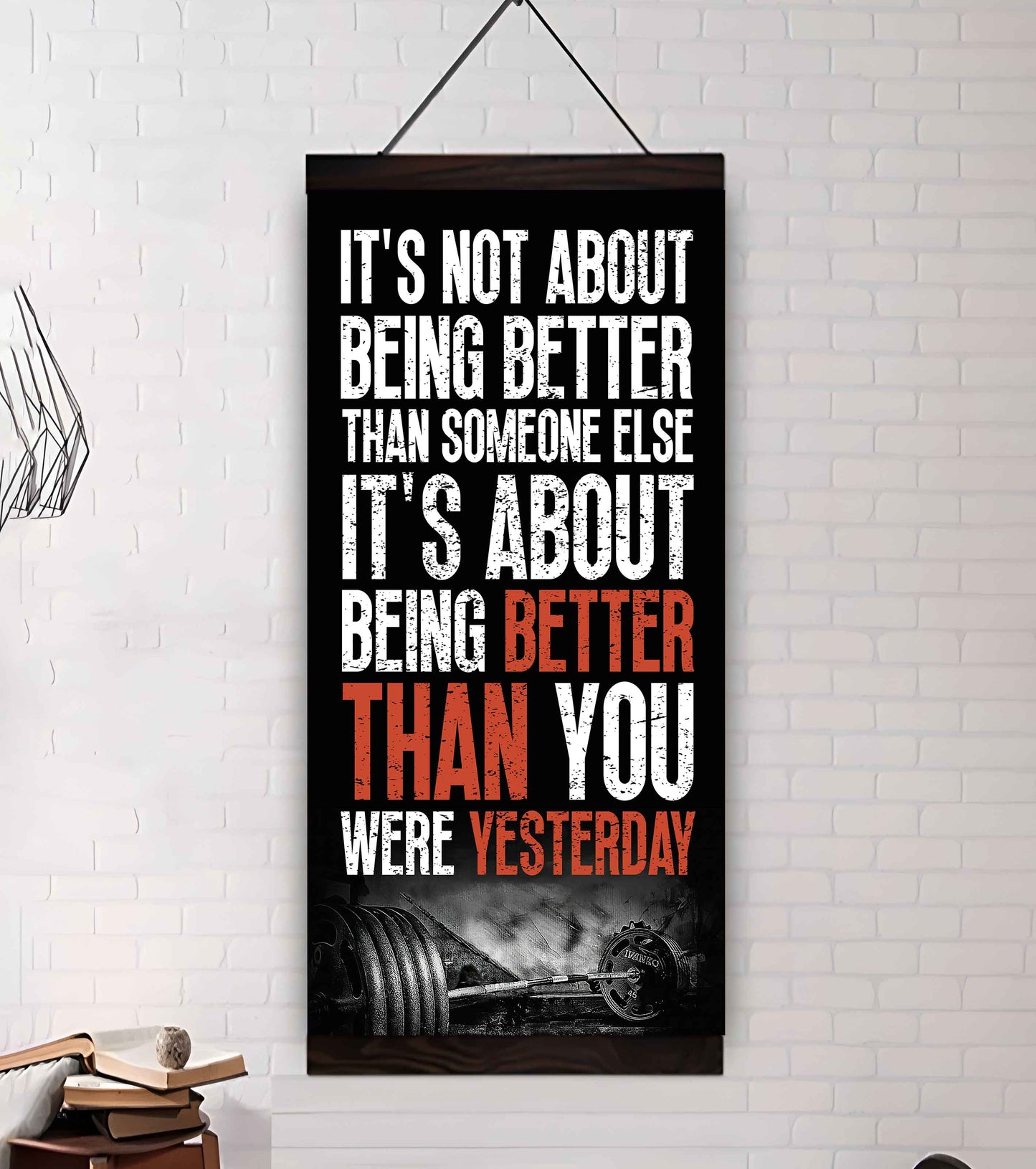 American Football-It is not About Being Better Than Someone Else It is about being better than you were the day before.