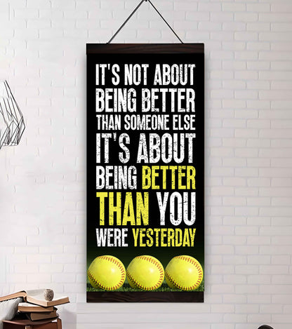 American Football-It is not About Being Better Than Someone Else It is about being better than you were the day before.