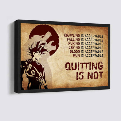 Knight Templar Poster Canvas Quiting Is Not Best Gifts Motivation Quotes