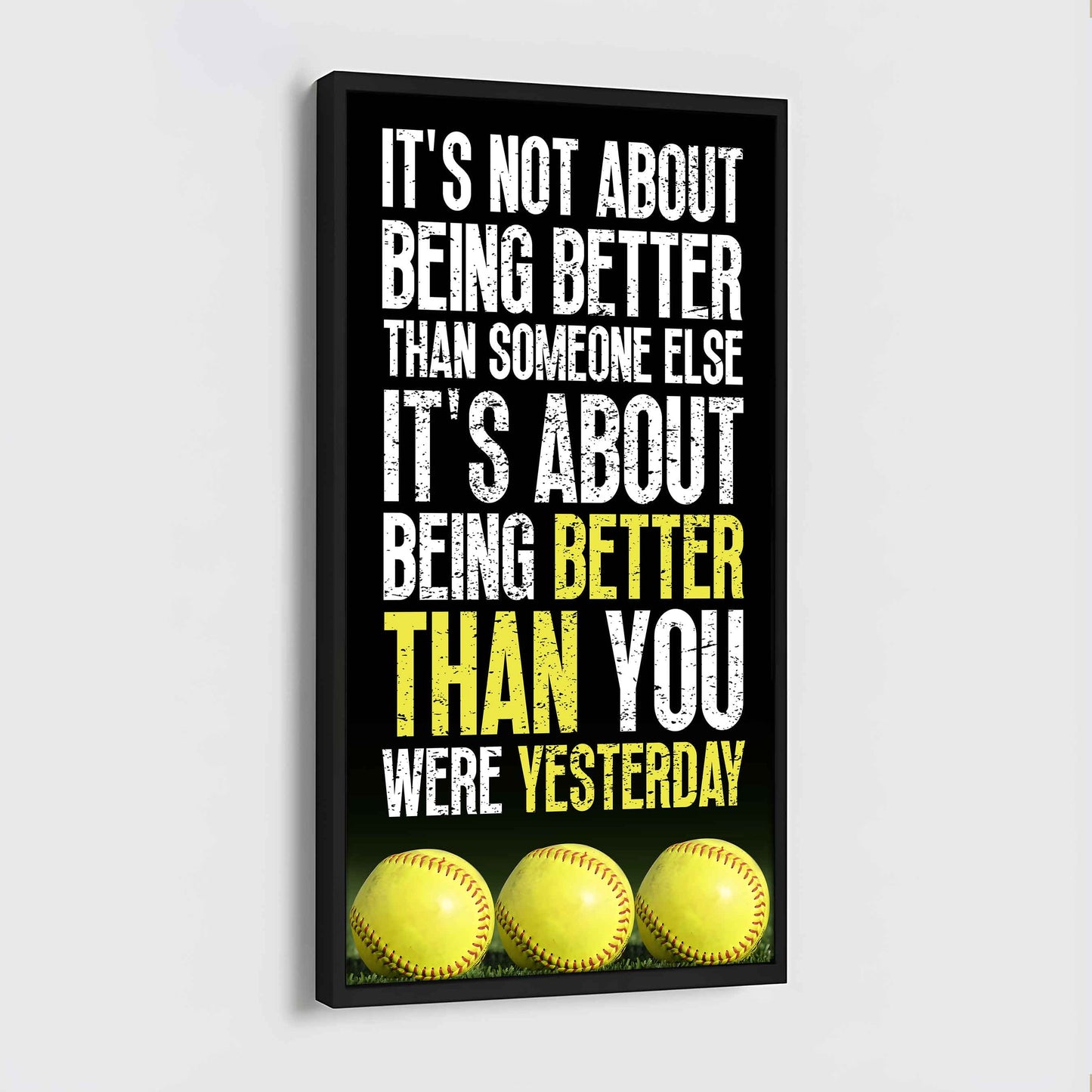 American Football-It is not About Being Better Than Someone Else It is about being better than you were the day before.