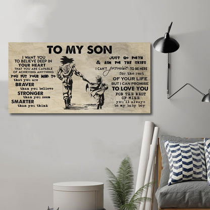 GH TO MY Daughter- I WANT YOU TO BELIEVE- CANVAS POSTER