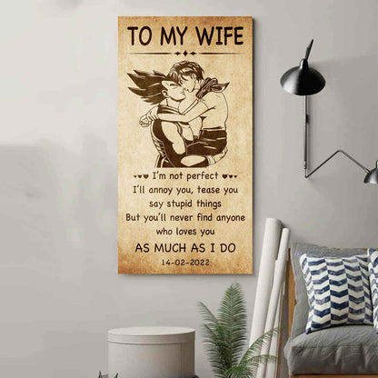 Family Poster Canvas You Are Braver Than You Believe - I Am Not Perfect