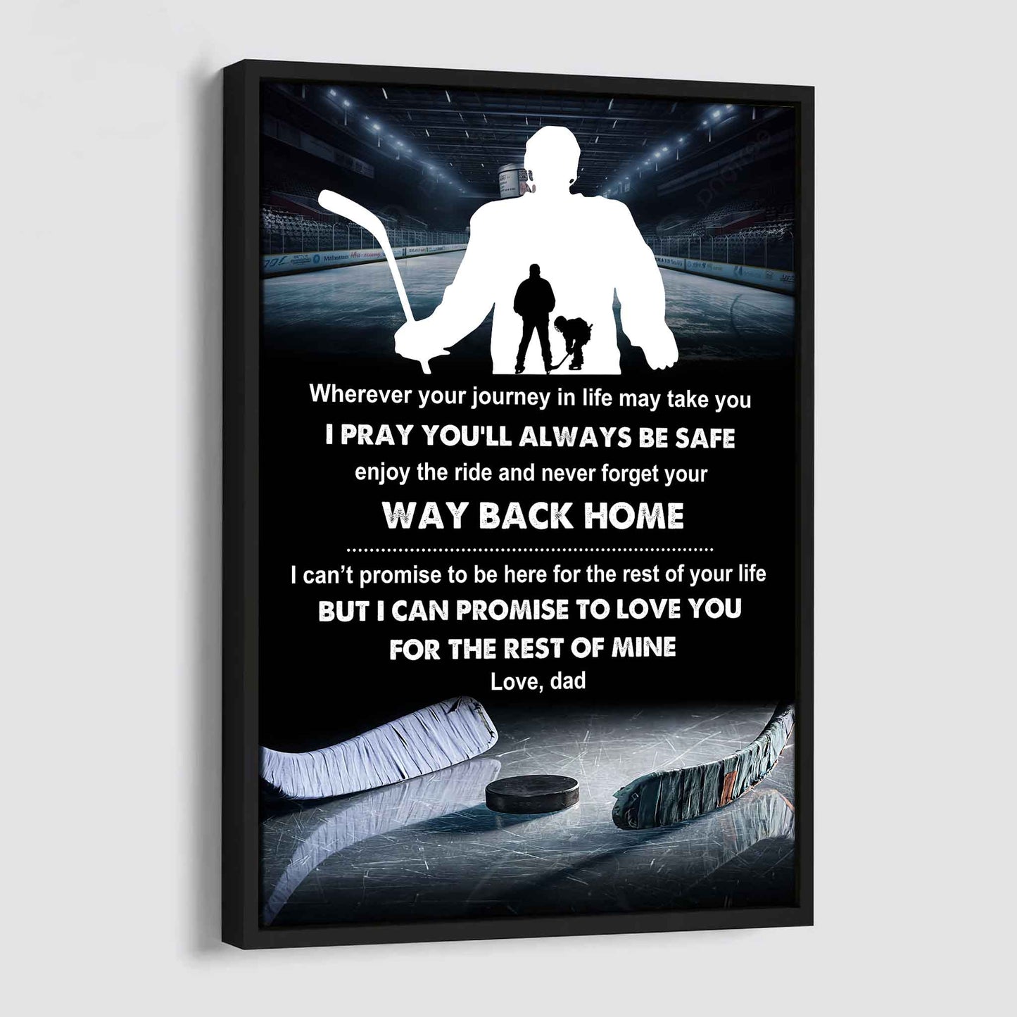 Poster Canvas To My Son Never Forget Your Way Back Home Gift From Dad
