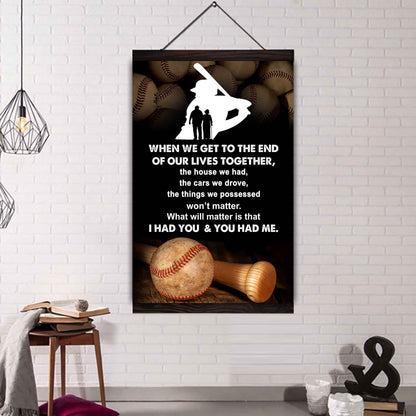 Sport Poster Canvas I Had You And You Had Me Gift For Wife Husband