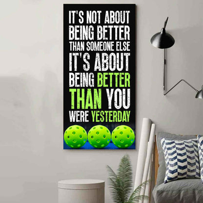 Soccer It is not About Being Better Than Someone Else It is about being better than you were the day before.