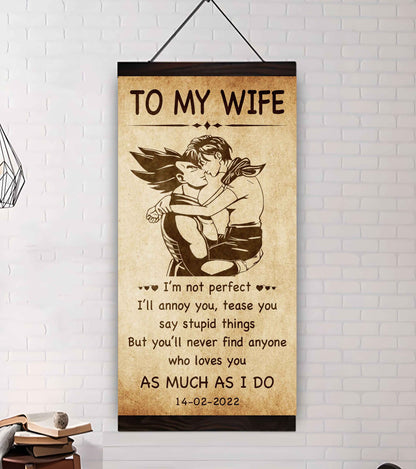 Family Poster Canvas You Are Braver Than You Believe - I Am Not Perfect