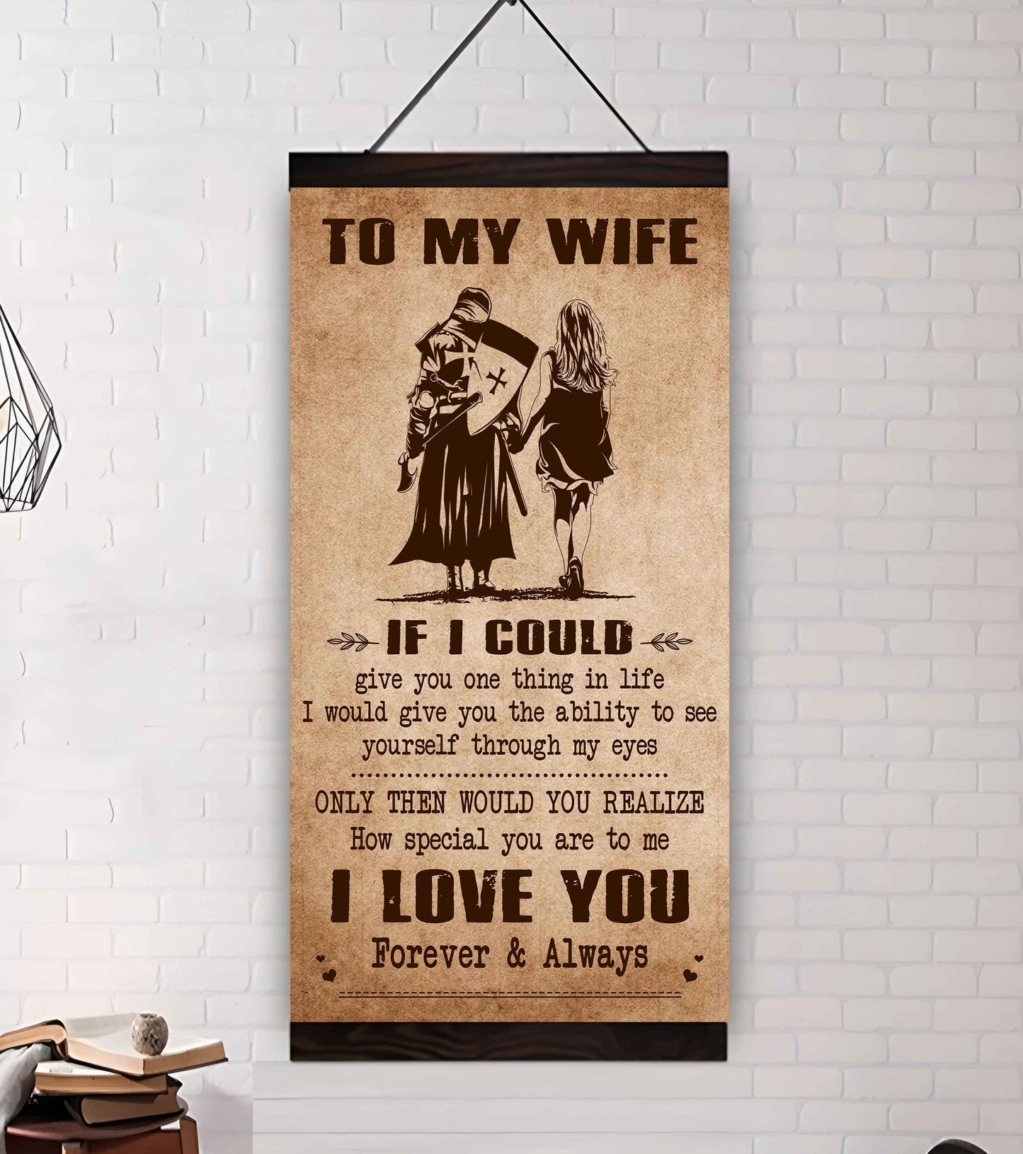 Family Poster Canvas To My Wife If I Could Give You One Thing In Life - How Special You Are To Me Gift For Your Wife