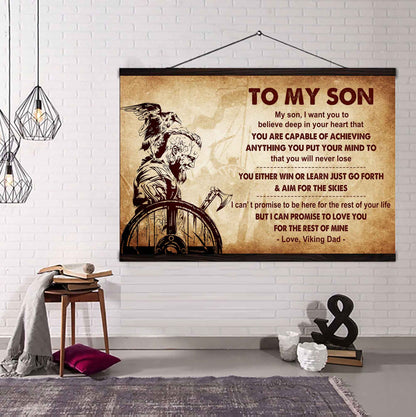 Knight Templar Poster Canvas You Will Never Lose You Either Win Or Learn From Dad To Son