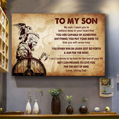 Knight Templar Poster Canvas You Will Never Lose You Either Win Or Learn From Dad To Son