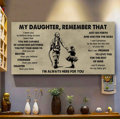 Soldier To My Daughter Remember That Just Go Forth And Aim For The Skies I'm Always Here For You