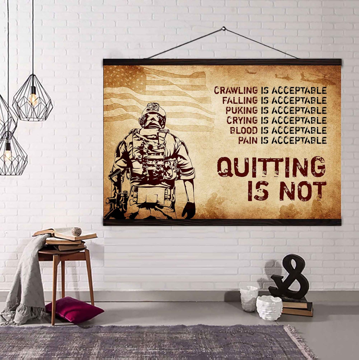 Knight Templar Poster Canvas Quiting Is Not Best Gifts Motivation Quotes