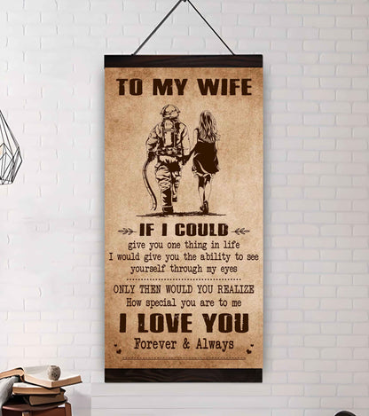 Family Poster Canvas To My Wife If I Could Give You One Thing In Life - How Special You Are To Me Gift For Your Wife