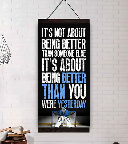 Basketball-It is not About Being Better Than Someone Else It is about being better than you were the day before.
