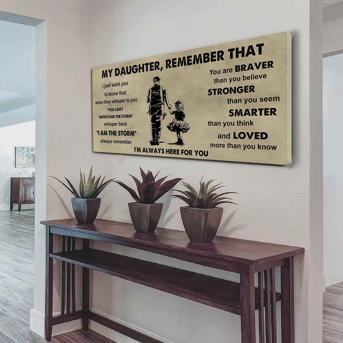 Soldier To My Daughter Remember That When They Whisper To You Whisper Back I'm The Storm I'm Always Here For You