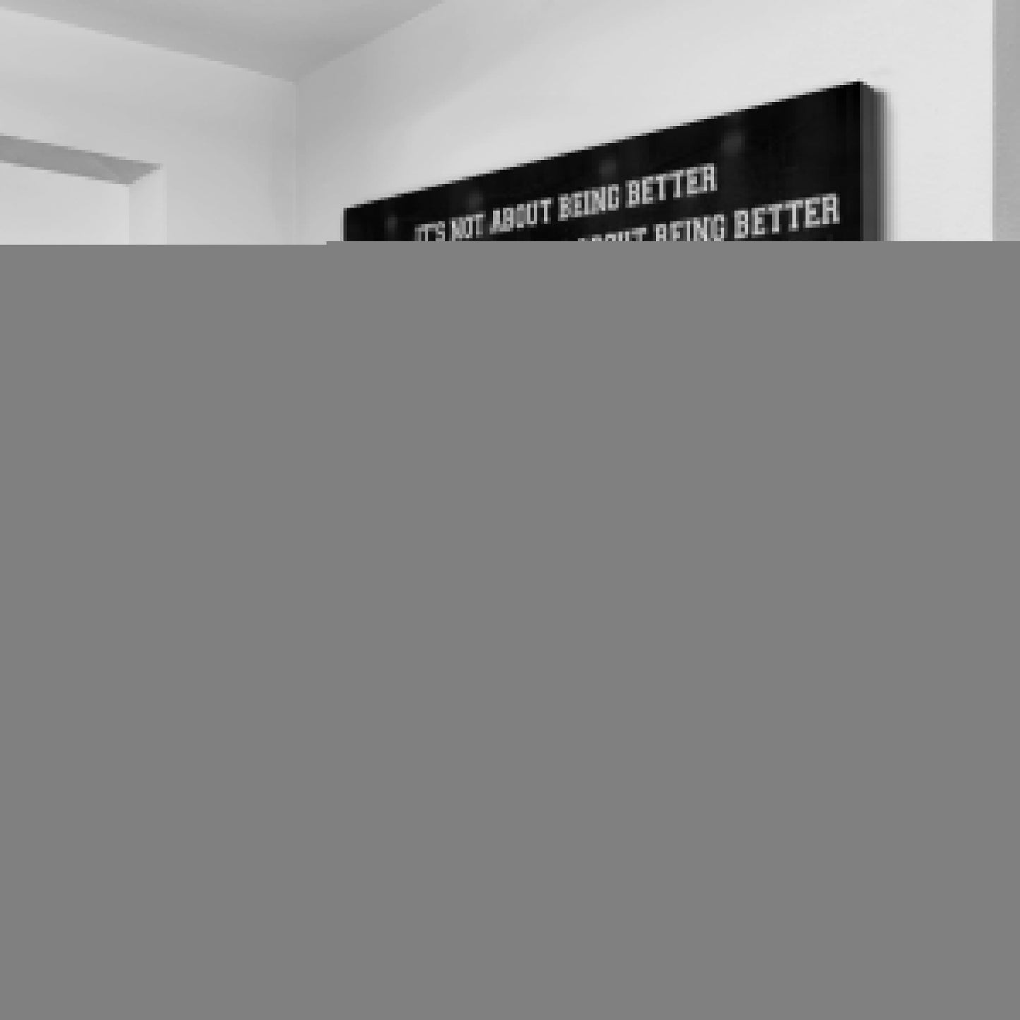 Volleyball customizable poster canvas - It is not about better than someone else, It is about being better than you were the day before