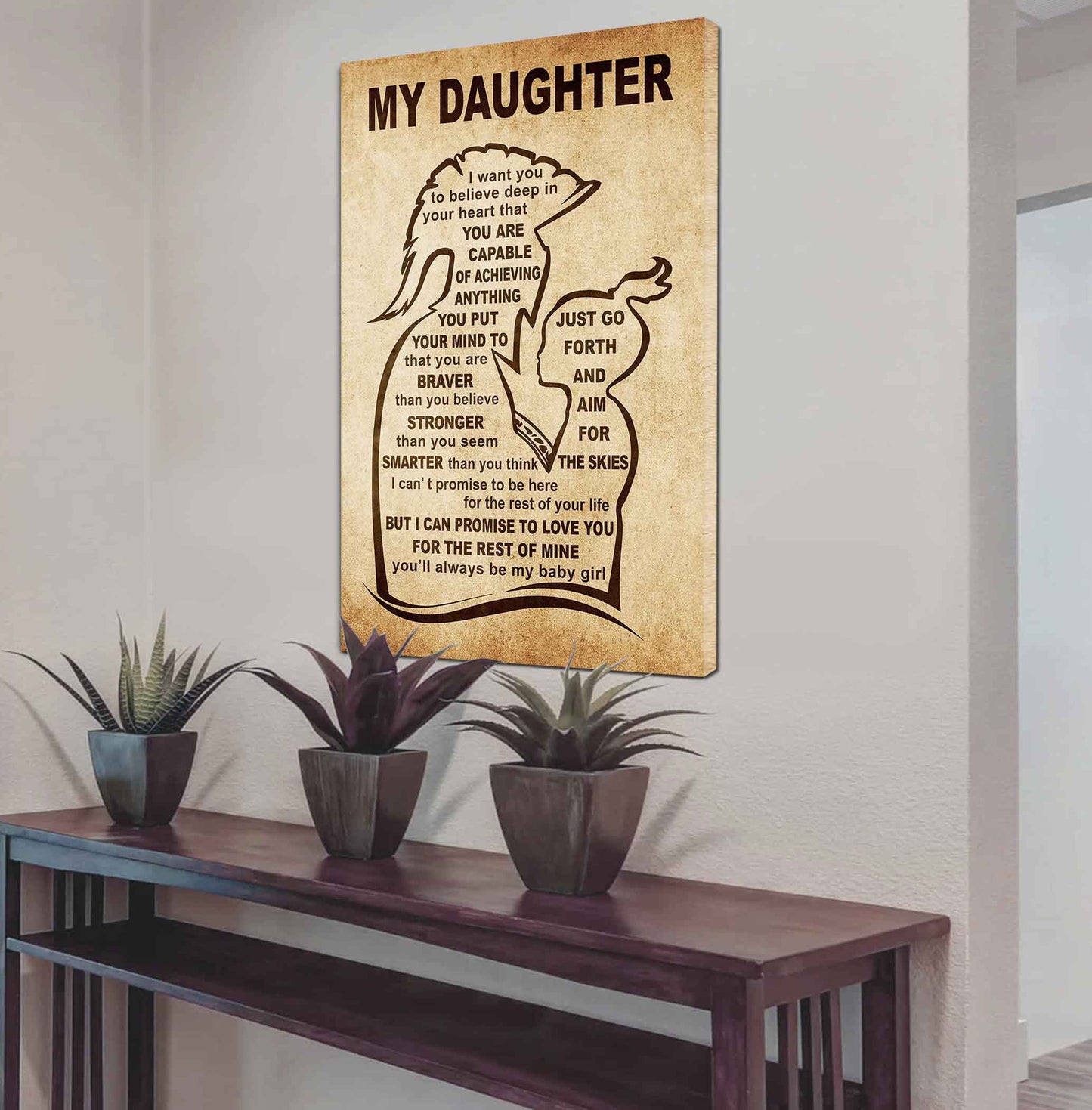 Personalized Family Poster Canvas That You Are Braver Than You Believe To My Son Gift From Dad Gift For Your Son