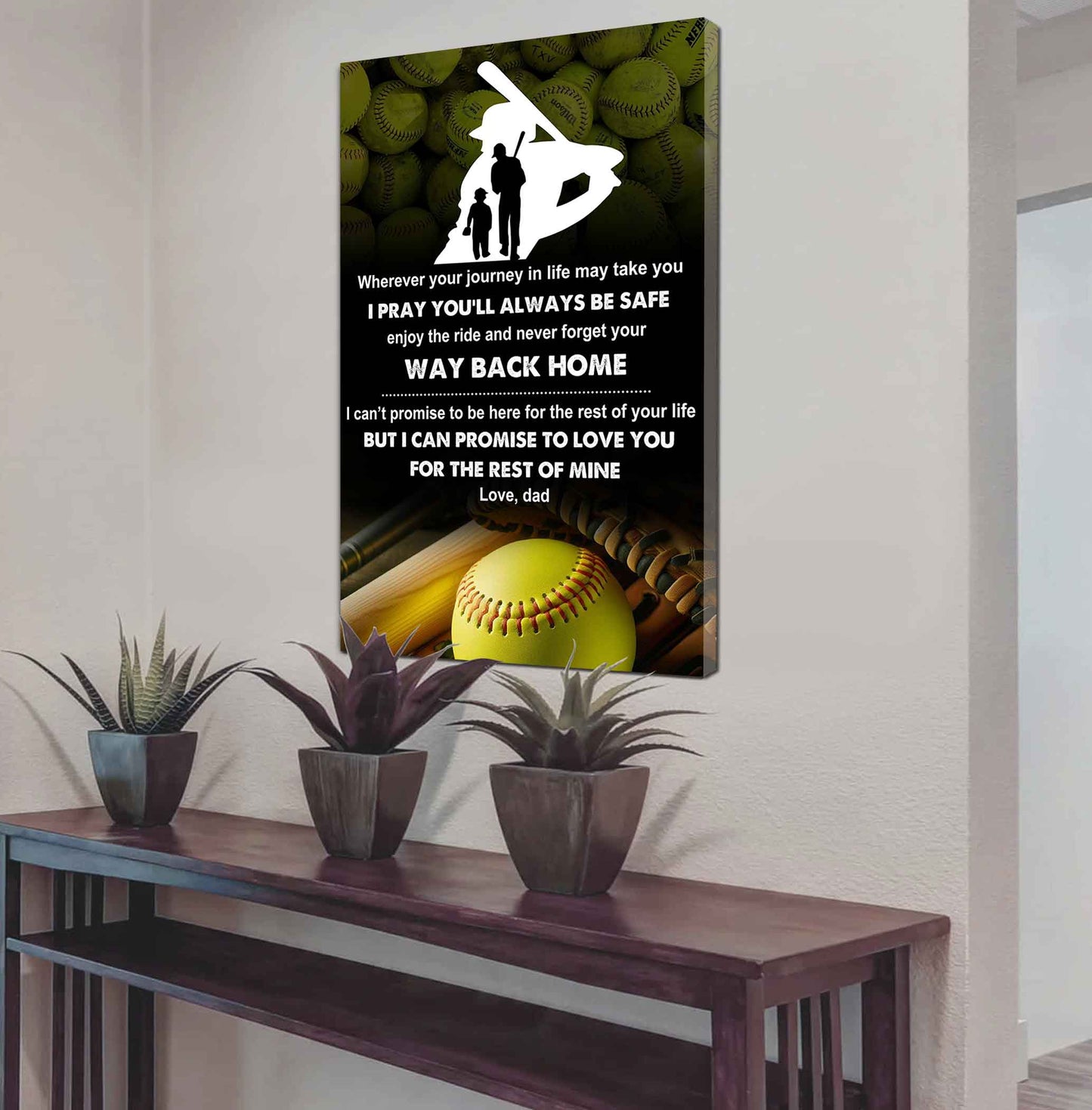 Poster Canvas To My Son Never Forget Your Way Back Home Gift From Dad