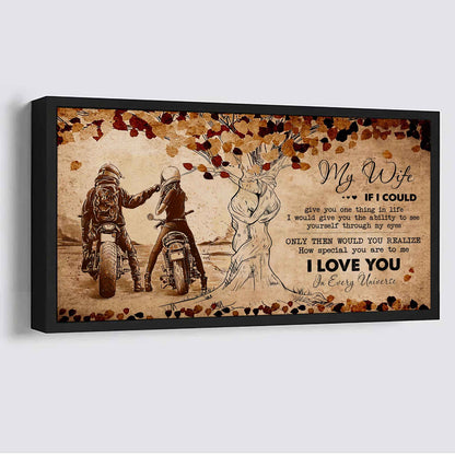 Samurai Poster Canvas To My Wife If I Could Give You One Thing In Life - How Special You Are To Me Gift For Your Wife