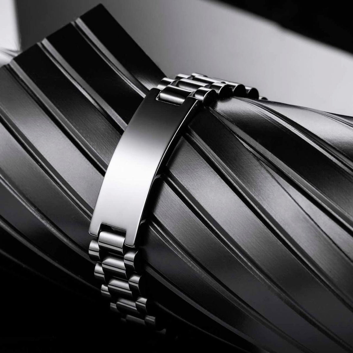 Biker double side bracelet, When life gets you down, remember. It’s only one down, the rest is up.